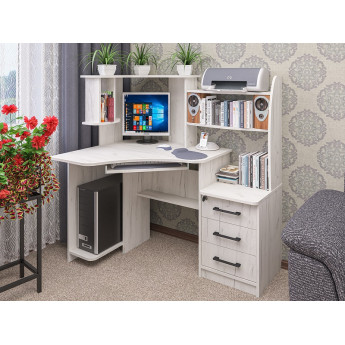 Cтол компьютерный угловой СК-39 крафт светлый