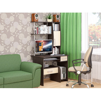 Cтол компьютерный СК-48 венге/молочный дуб