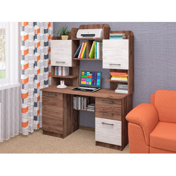 Cтол компьютерный СК-9 табак/артвуд