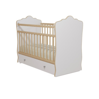 Кроватка Велла Мир колибри-5 с поперечным мятником и ящиком