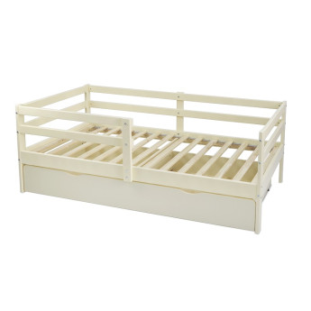 Детская кровать СКВ Бежевая с ящиком Детская кровать СКВ Бежевая с ящиком