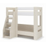 Кровать двухъярусная Симба дуб белфорд/белый глянец