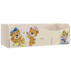 Кровать с ящиками Мишки КР-3