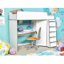 Кровать-чердак Юниор 7 Белый Кровать-чердак Юниор 7 Белый