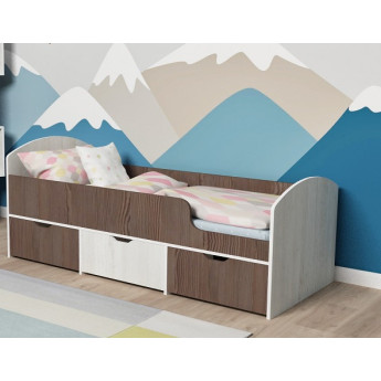 Кровать Малыш Мини Винтерберг/Анкор тёмный