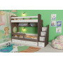 Двухъярусная кровать Юниор 1 Анкор тёмный/Винтерберг