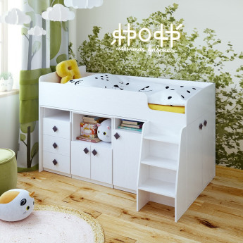 Кровать-чердак Малыш 5 без полки Винтерберг/Винтерберг Кровать-чердак Малыш 5 без полки Винтерберг/Винтерберг