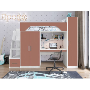 Кровать-чердак Тея Винтерберг/Амарант